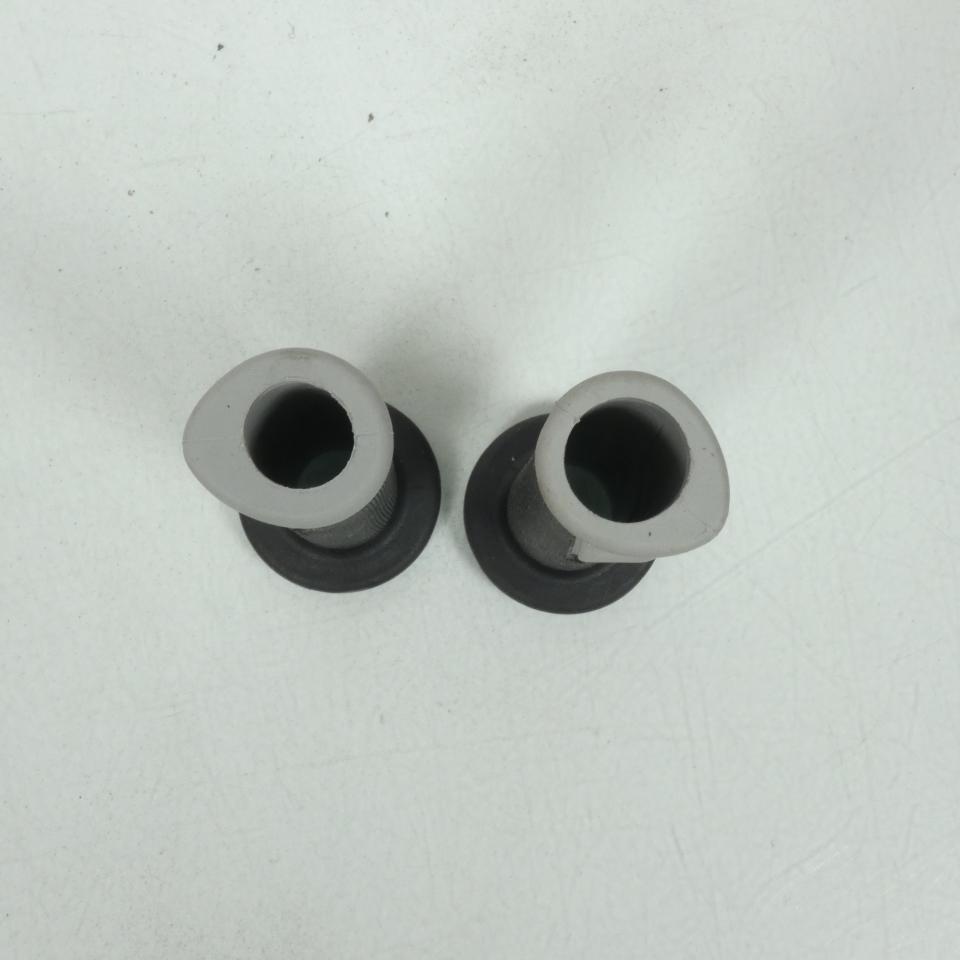 Paire de poignée Ø20mm Ø24mm bicolore noir gris Sifam pour moto POI4001G Neuf