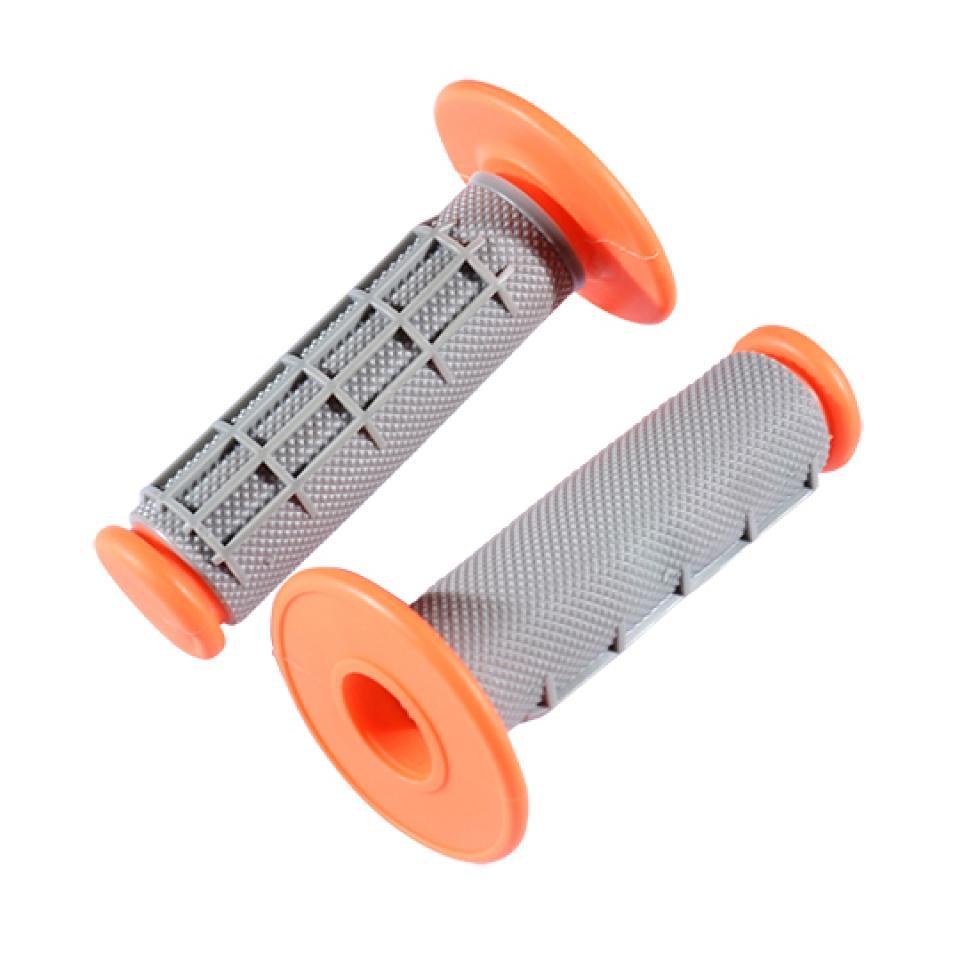 Paire poignée Tun'R pour moto 494237 Ø22mm Ø24mmGris Orange Neuf