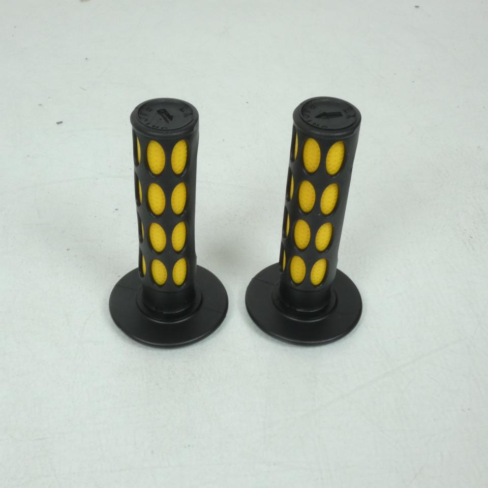 Paire de poignée Ø20mm Ø24mm MX Racing Jaune Sifam pour moto POI1004Y Neuf