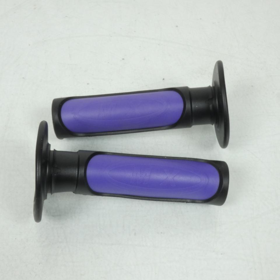 Paire de poignée Ø20mm Ø24mm MX Racing Violet Sifam pour moto POI1005V Neuf