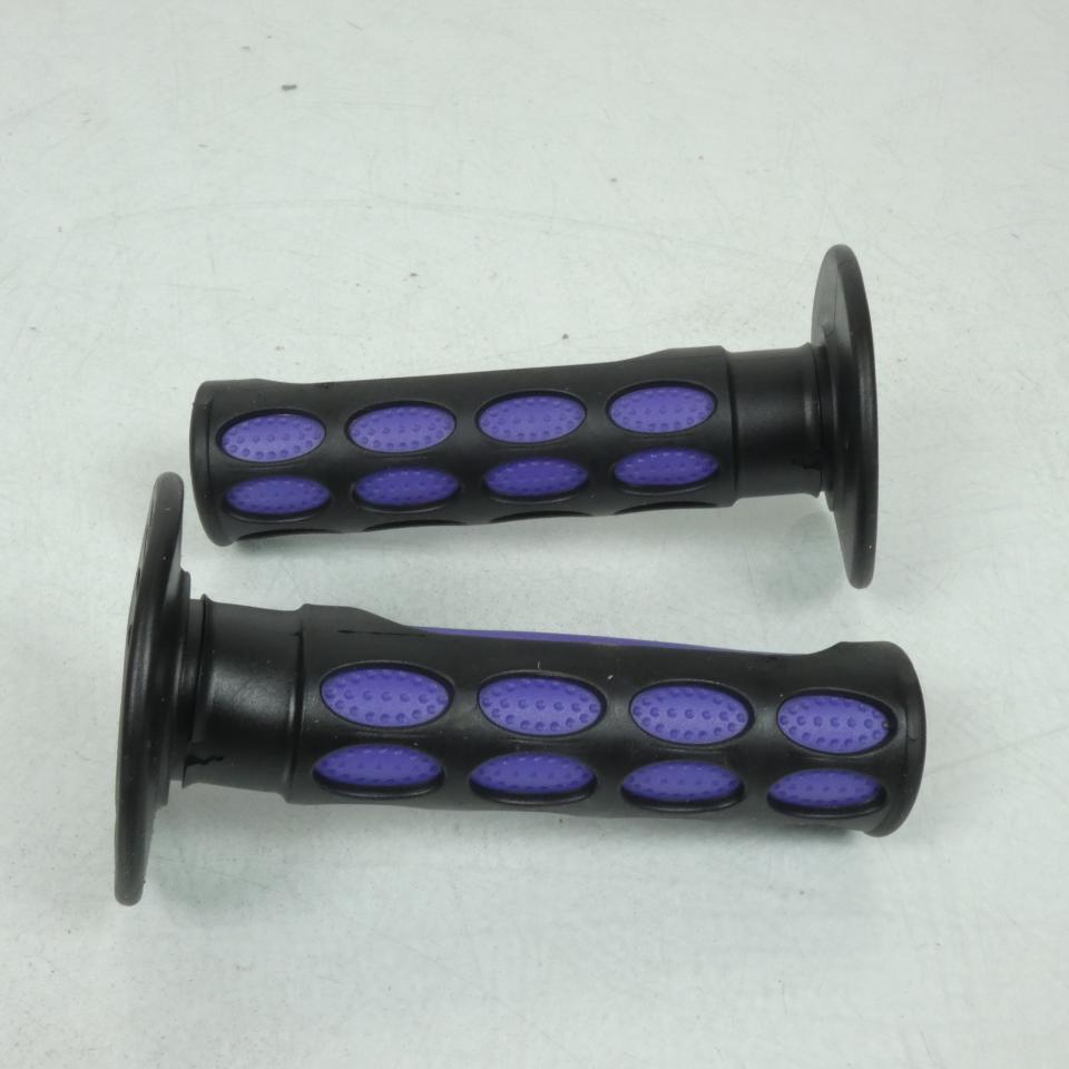Paire de poignée Ø20mm Ø24mm MX Racing Violet Sifam pour moto POI1005V Neuf