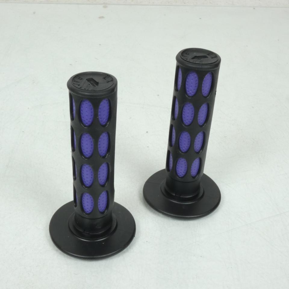 Paire de poignée Ø20mm Ø24mm MX Racing Violet Sifam pour moto POI1005V Neuf
