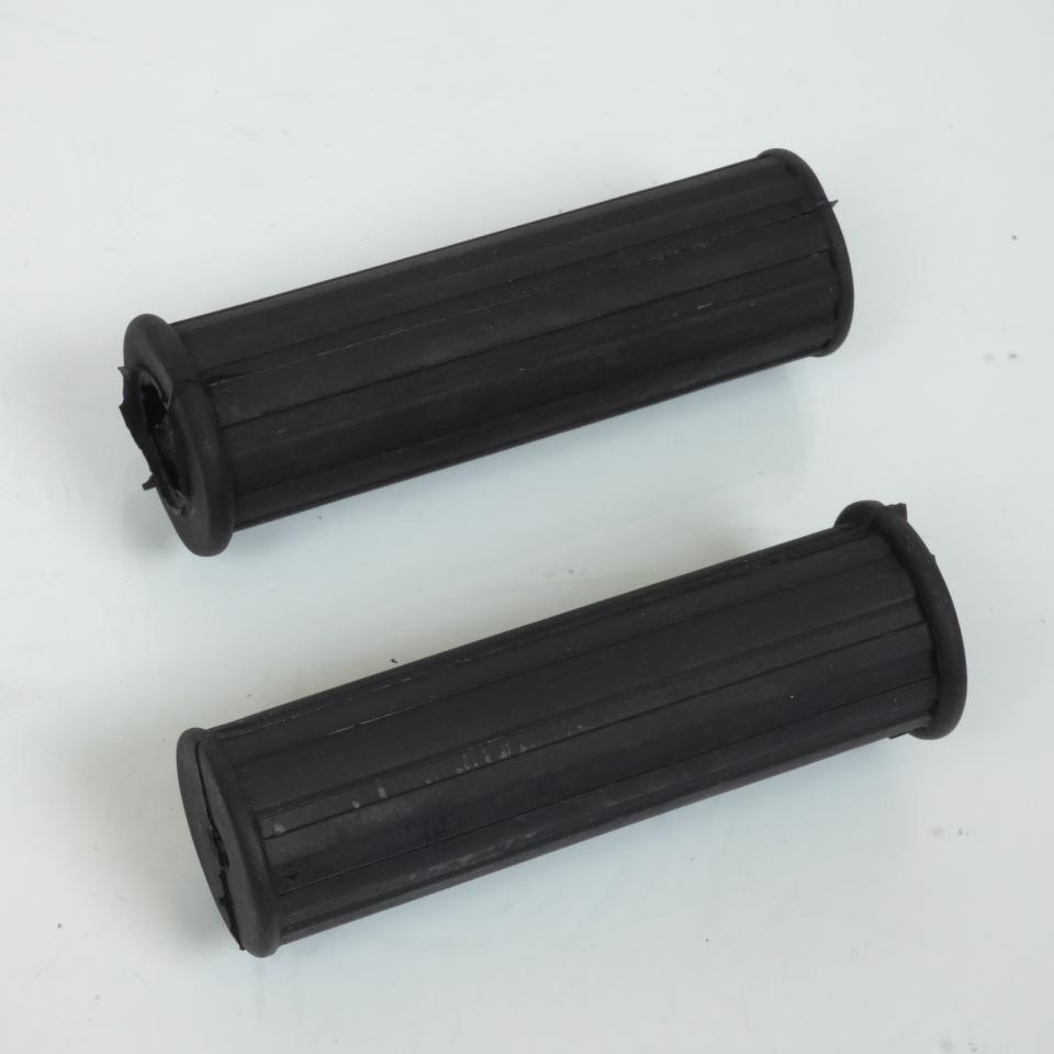 Paire de poignée noire type CLB Ø22/24mm 110mm pour mobylette Peugeot 103 Neuf 