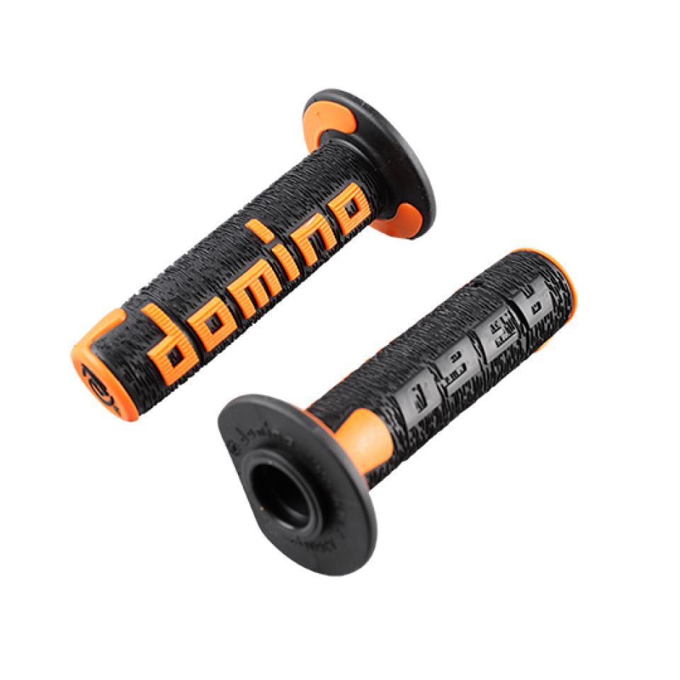 Poignée Domino orange et noire Off Road A360 pour moto A36041C4045A7-0 Neuf