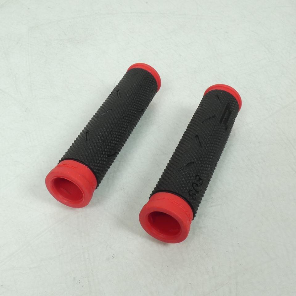 Paire poignée Pro Grip pour VTT PG0808 GONT Ø22mm rouge noir Neuf