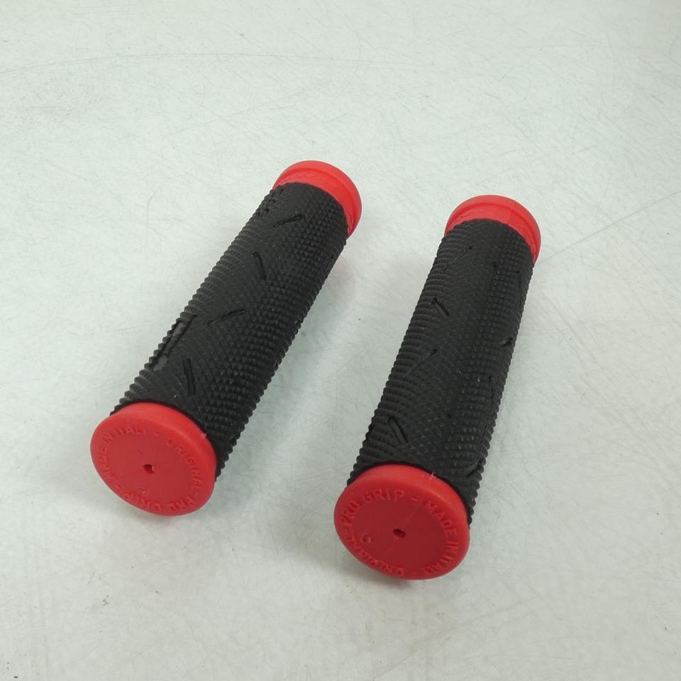 Paire poignée Pro Grip pour VTT PG0808 GONT Ø22mm rouge noir Neuf