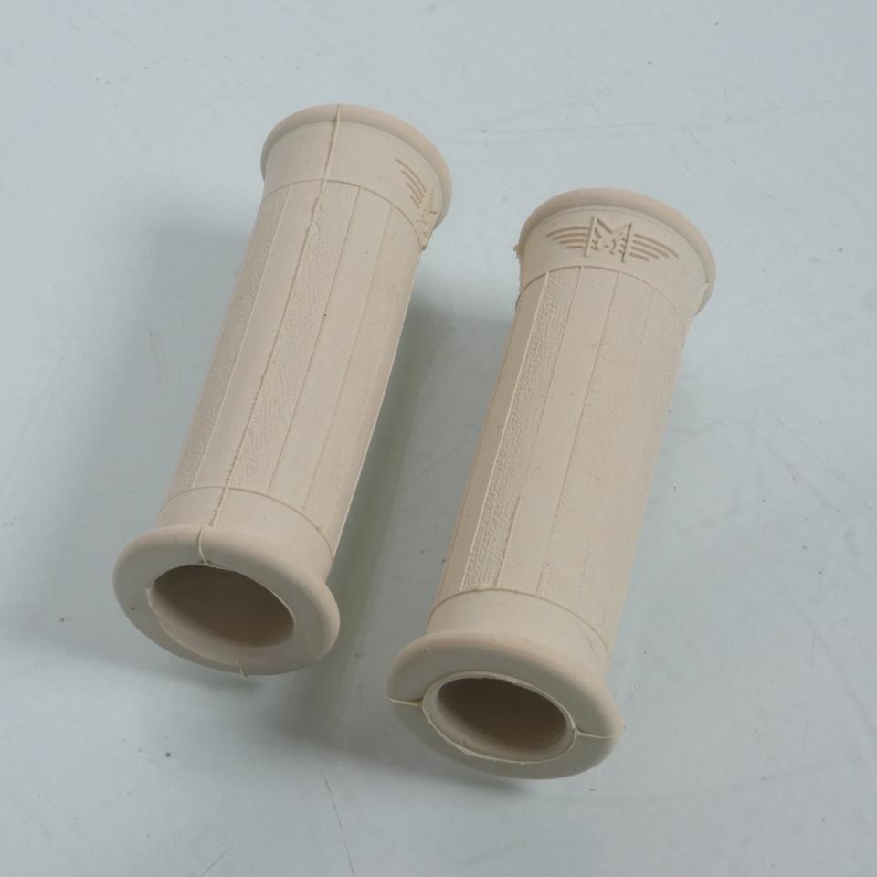 Paire de poignée beige 100mm RSM pour mobylette Motobecane 50 AV3 Neuf