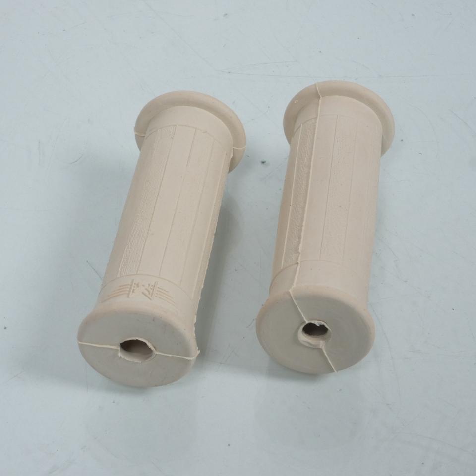 Paire de poignée beige 100mm RSM pour mobylette Motobecane 50 AV3 Neuf