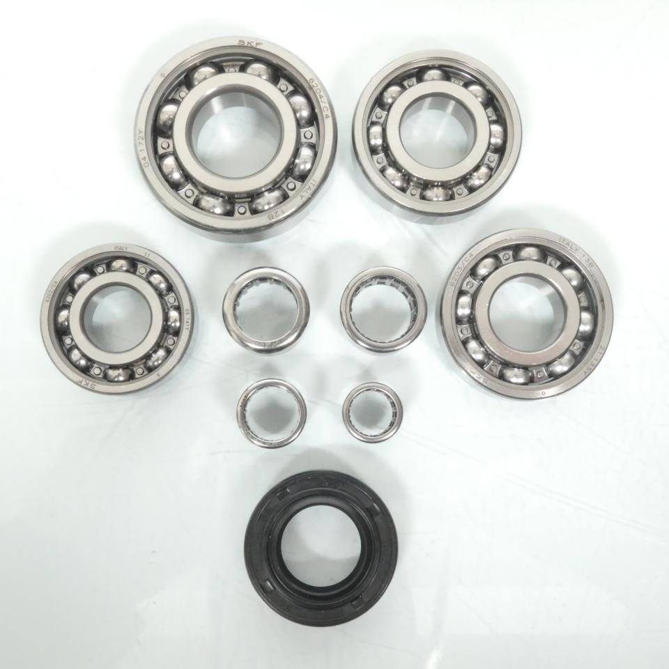 Kit roulement et joint spi boite de vitesse pour moto moteur Minarelli 50 AM6 Neuf