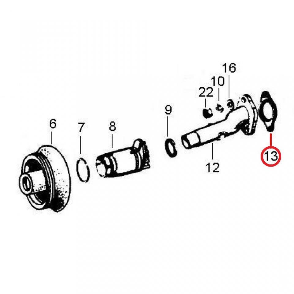 Joint moteur RMS pour scooter Piaggio 50 Vespa Pk 196931 Neuf