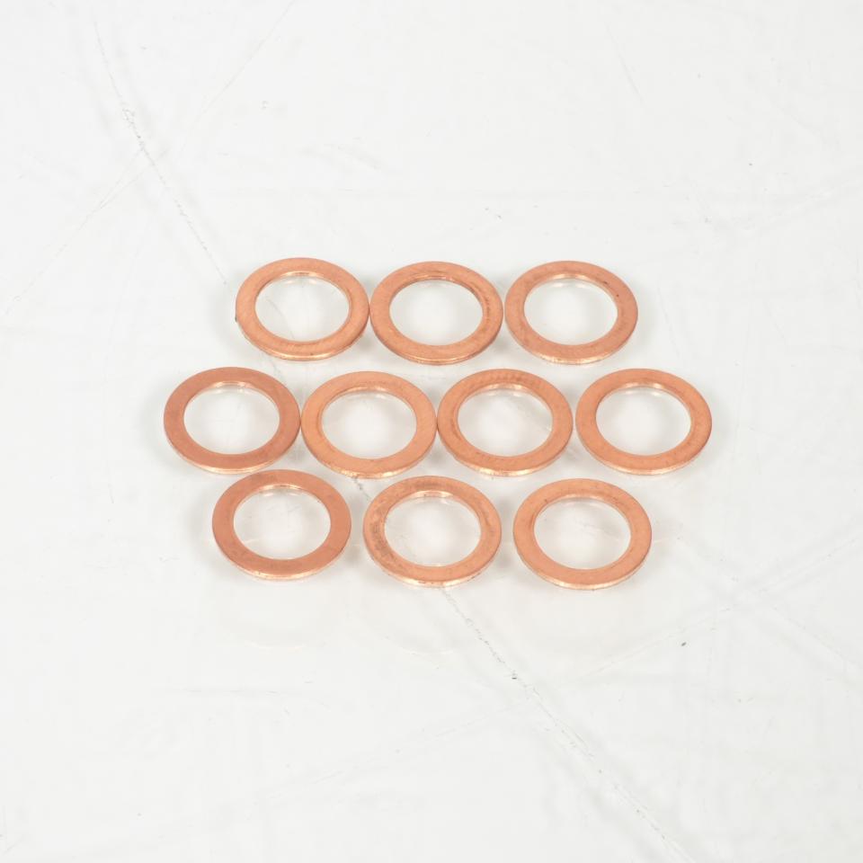 Joint de bouchon de vidange en cuivre Sifam pour deux roues Ø8x12x1mm Neuf