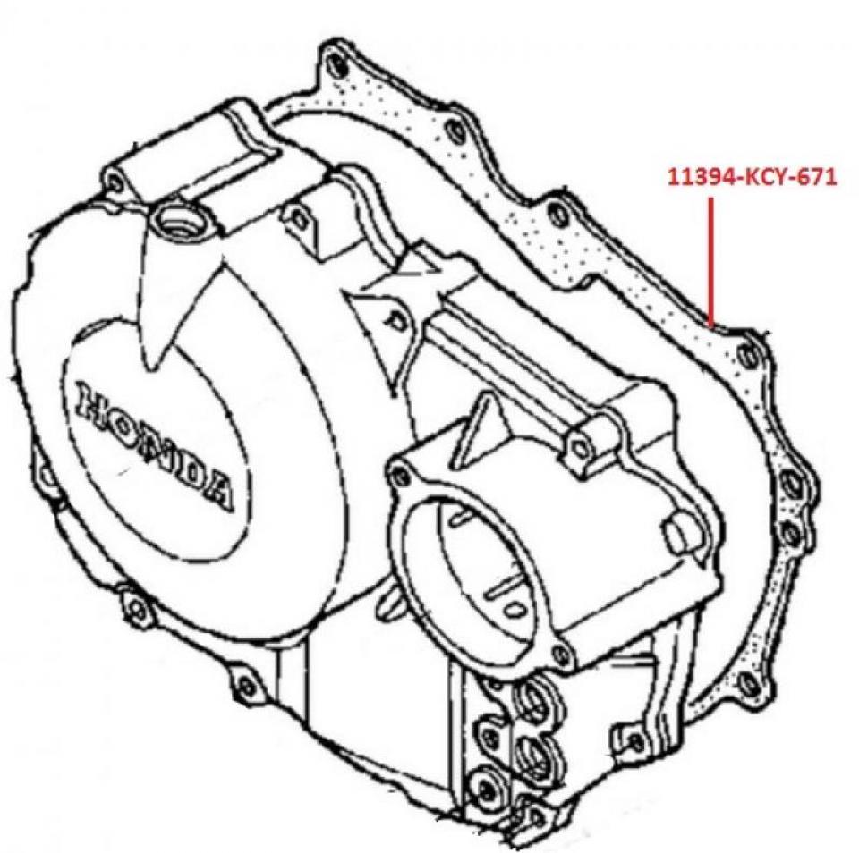 Joint moteur Générique pour moto Honda 400 TRX 1999-2004 11394-KCY-671 Neuf en destockage