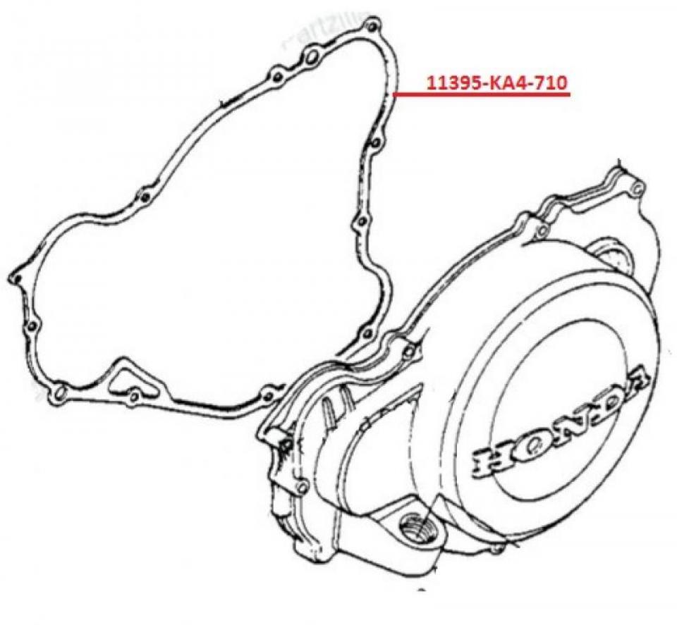 Joint moteur origine pour Moto Honda 250 CR Après 1983 11395-KA4-710 Neuf en destockage