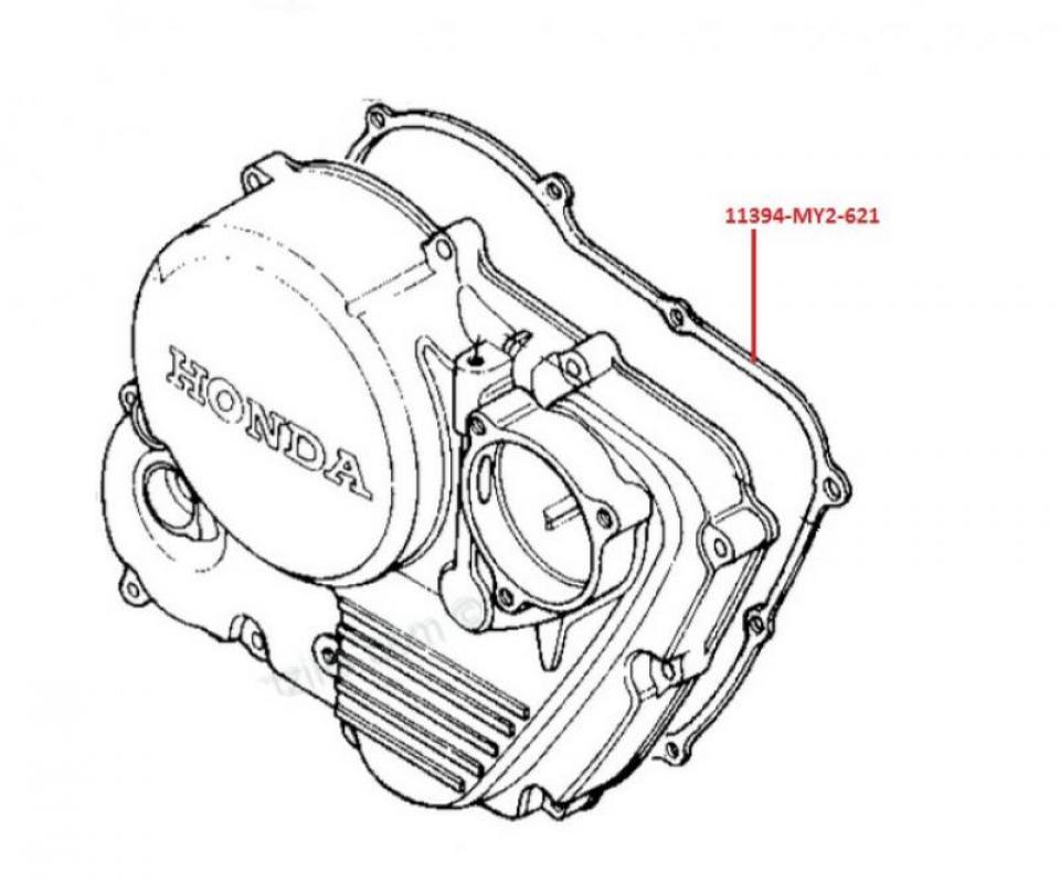 Joint moteur origine pour Moto Honda 600 XLR 1983 à 1987 11394-MY2-621 Neuf