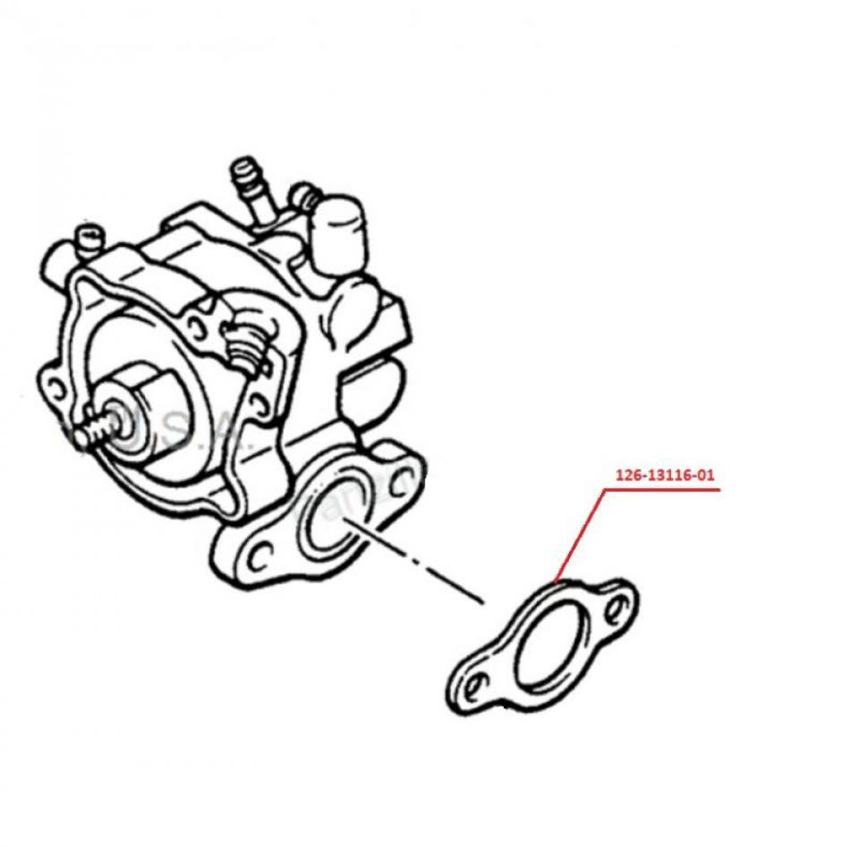 Joint moteur origine pour Moto enfant Yamaha 100 RT 1996 à 2000 126-13116-01 Neuf en destockage