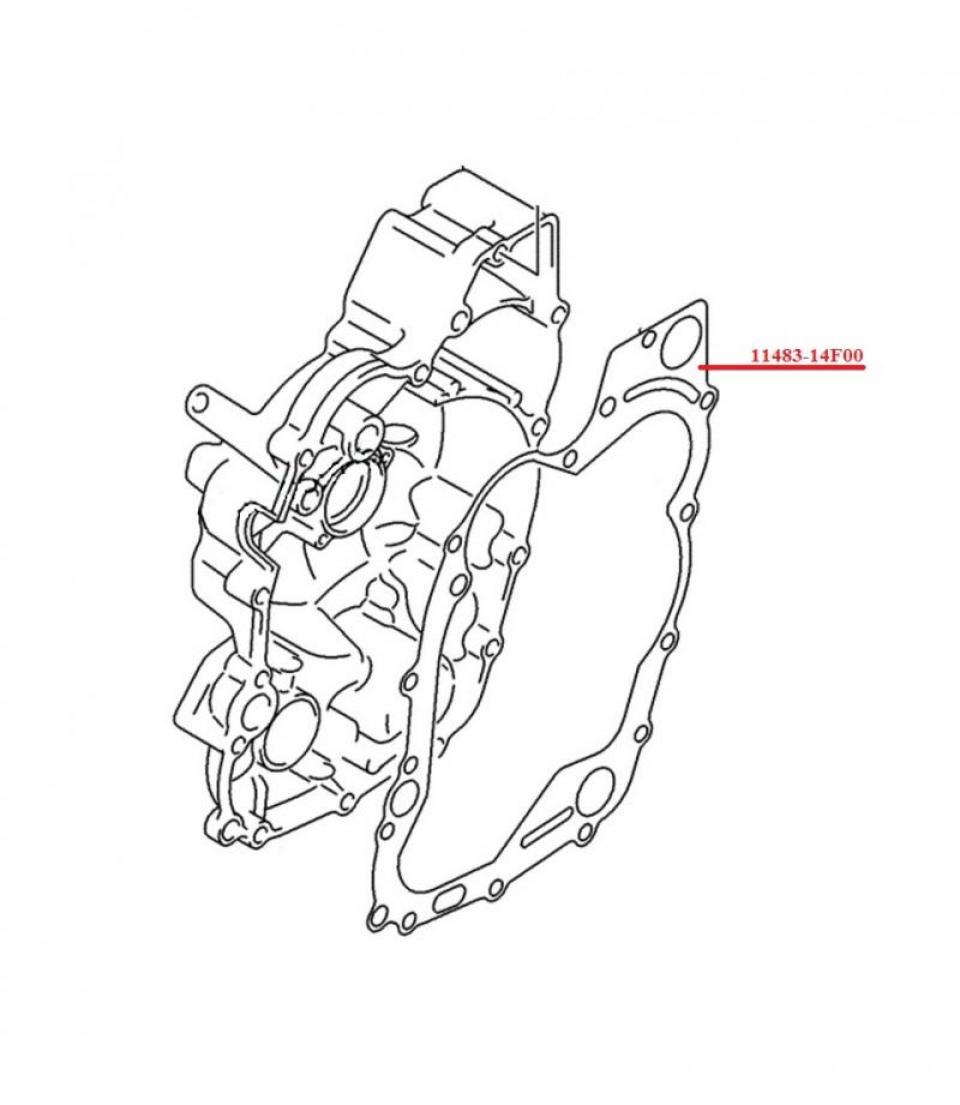 Joint moteur origine pour Scooter Suzuki 400 Burgman 2003 à 2006 11483-14F00 Neuf