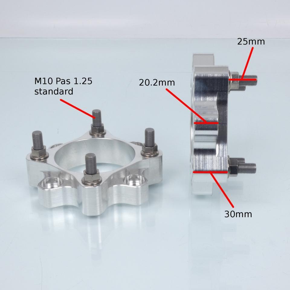 Moyeu de jante élargisseur de voie + 30mm ART pour quad ATV SSV buggy Neuf