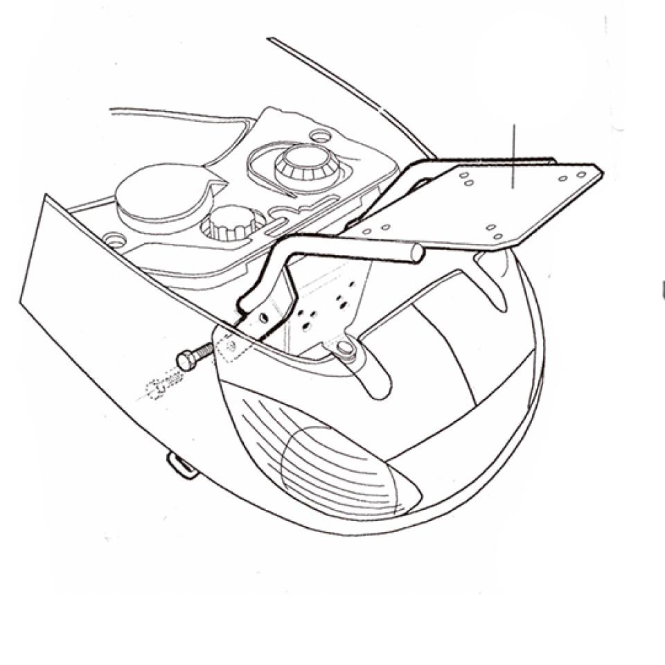 Porte bagage Shad pour Scooter Peugeot 50 Vivacity 1999 à 2007 Neuf