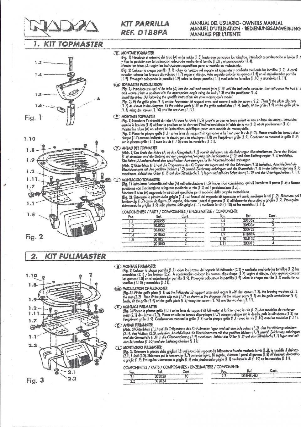 Kit Support top case Shad FULLMASTER pour moto Suzuki 1200 Bandit S0B16F Neuf