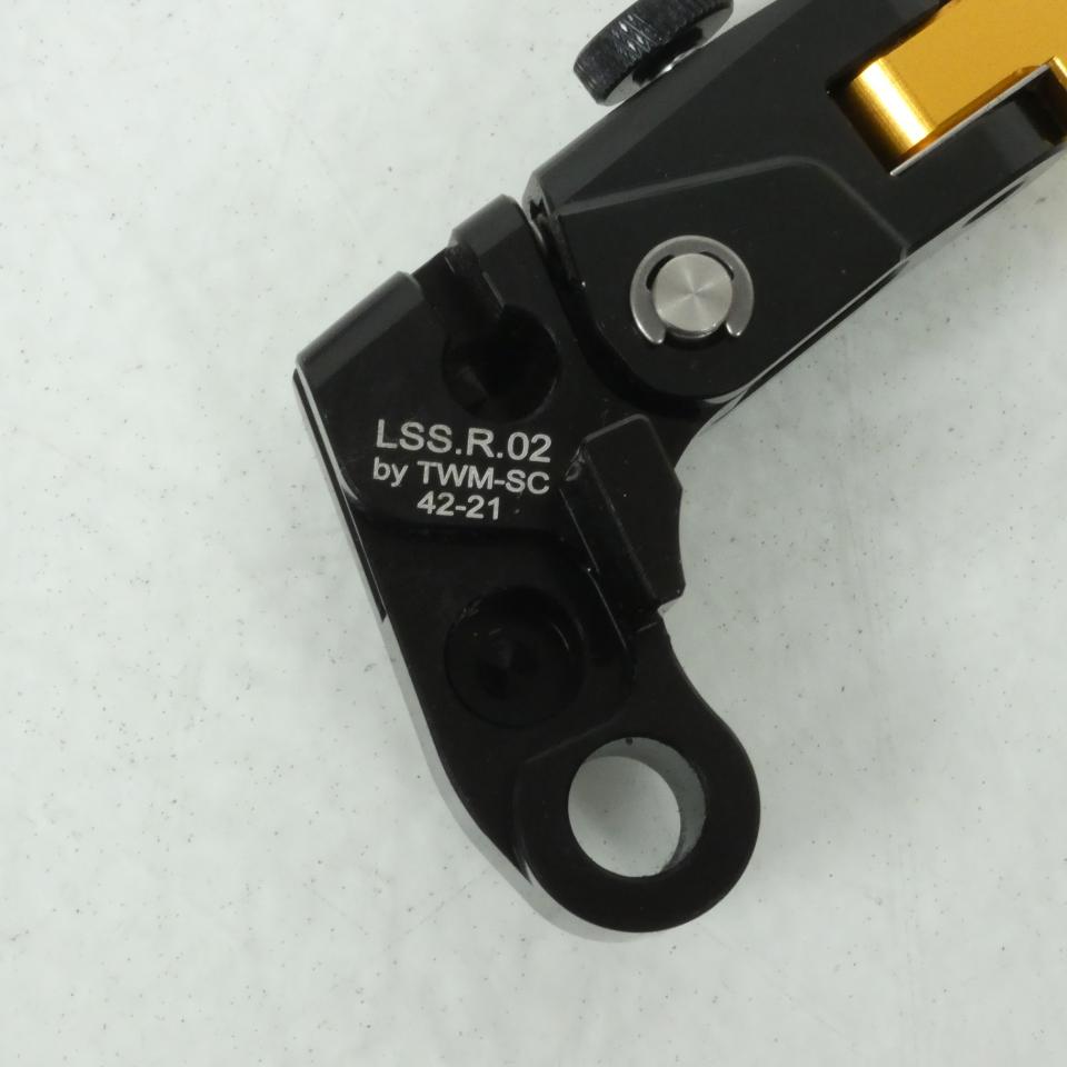 Levier embrayage TWM pour moto Suzuki 600 Gsx-R Après 2004 LSS.R.02 Noir / Or