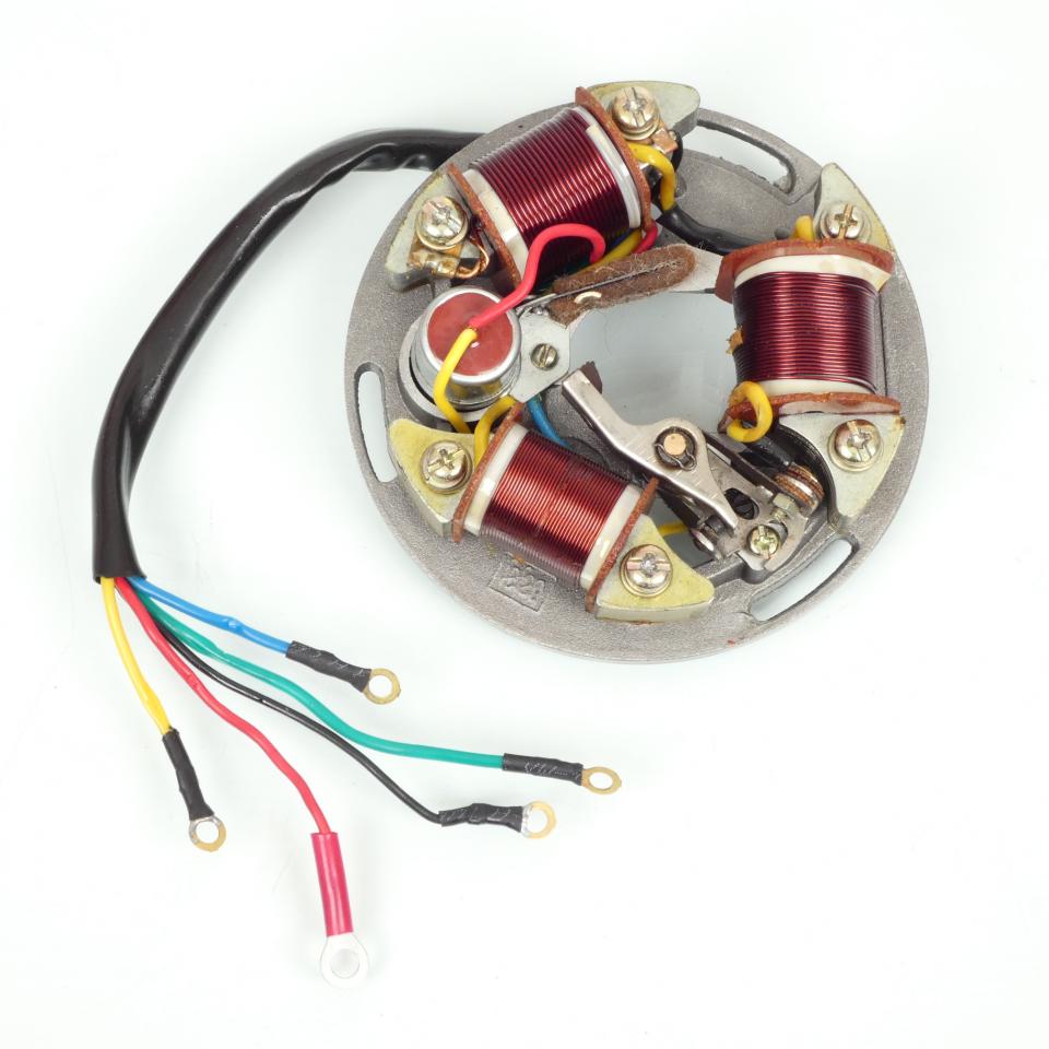 Stator d allumage RMS pour scooter Piaggio 125 Vespa GTR 1968 à 1978 3 pôles 6V