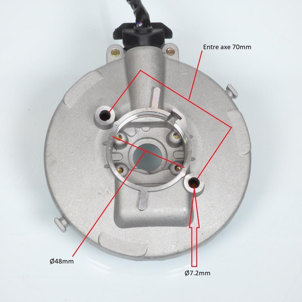 Kit stator rotor d'allumage mobylette Peugeot 103 electronique 6V petit cône