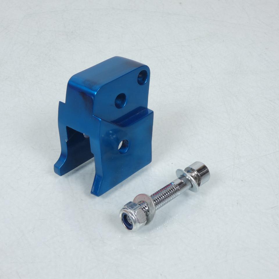 Rehausse amortisseur arrière 2 positions Bleu TNT pour scooter Peugeot 50 Ludix