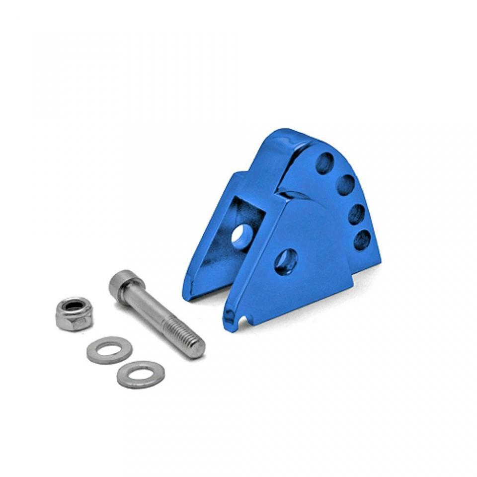 Rehausse amortisseur arrière One pour scooter MBK 50 1999-2003 bleu anodisé Neuf