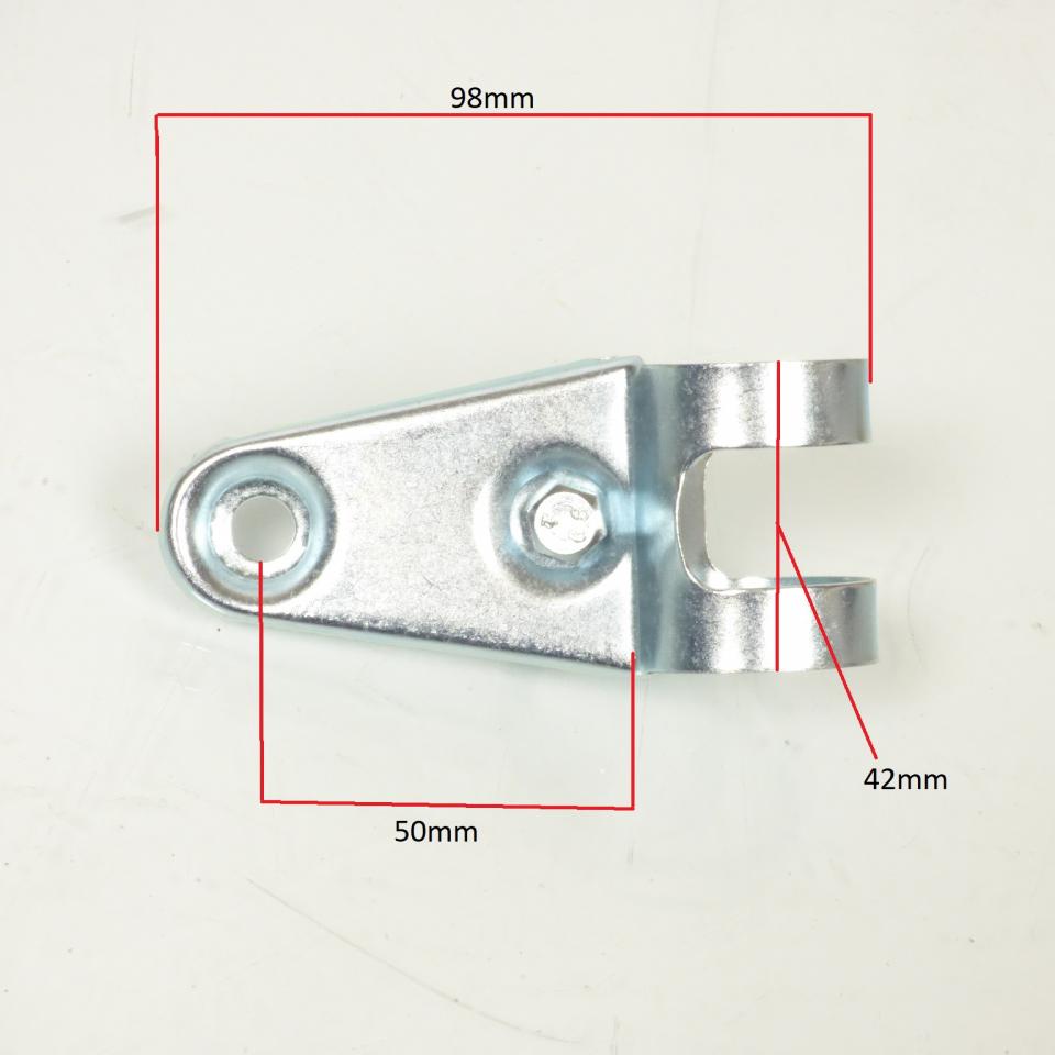 Patte de phare fixation d'optique avant pour Mobylette MBK 51 Ø28mm Neuf