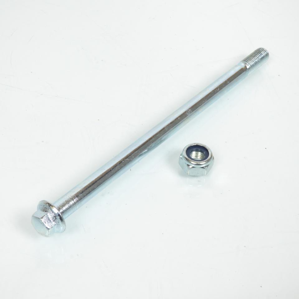 Axe de roue ou de suspension Ø10mm x 180mm pour mobylette M10 Neuf