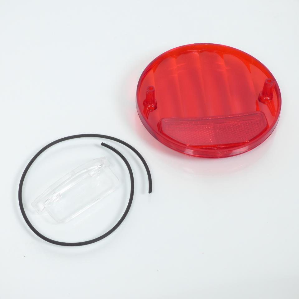 Cabochon feu arrière origine pour Scooter Aprilia 125 Scarabeo 4T 2000 à 2006 AP8127380 / rond rouge Neuf