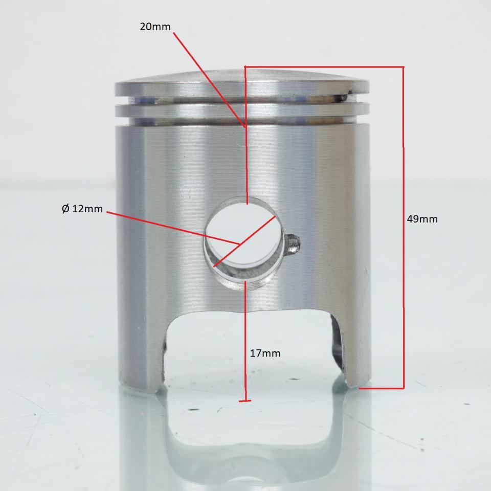 Piston moteur P2R pour Moto Derbi 50 Moteur Euro2 1996 à 2005 Neuf