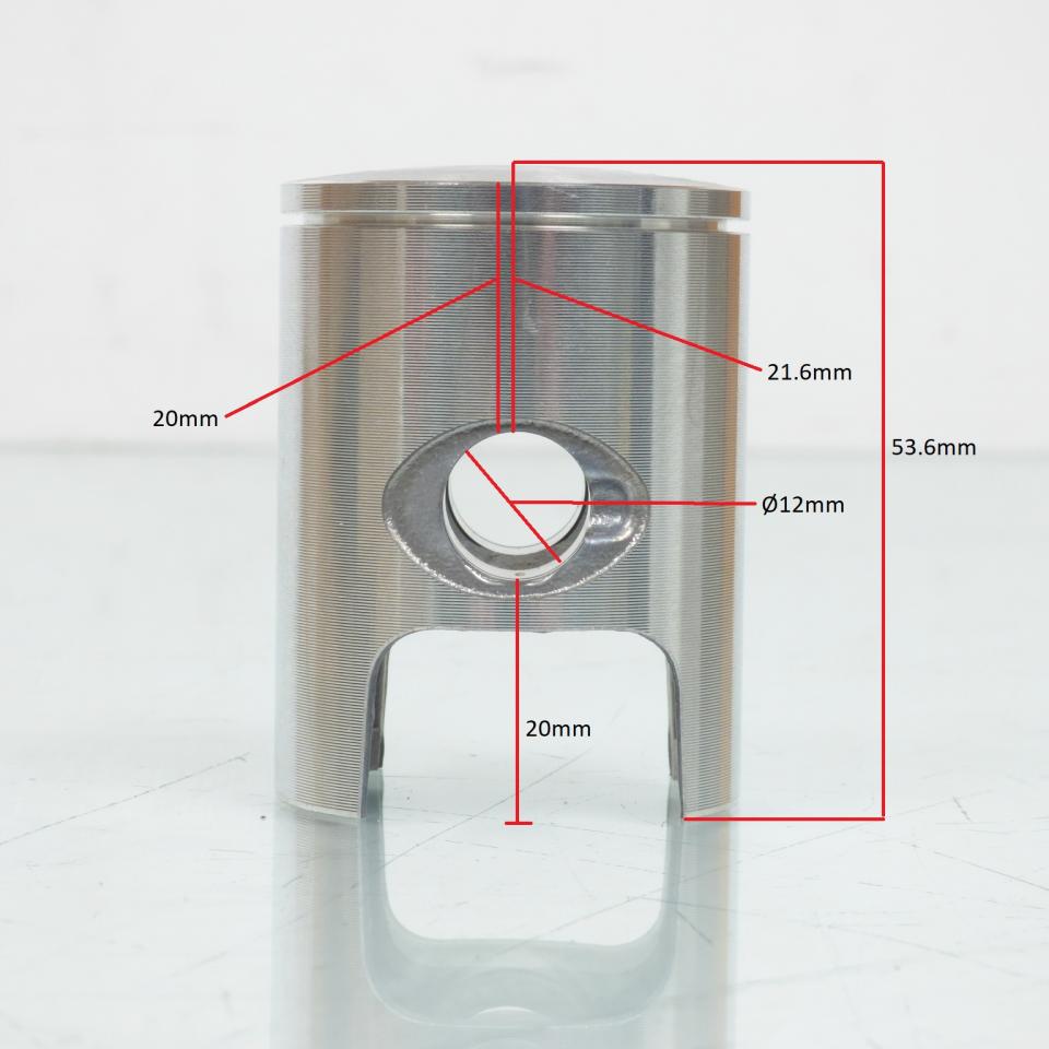 Piston moteur Athena pour Moto HM 50 CRE Six 2001 à 2010 S410480302001.A / Ø39.96 Neuf