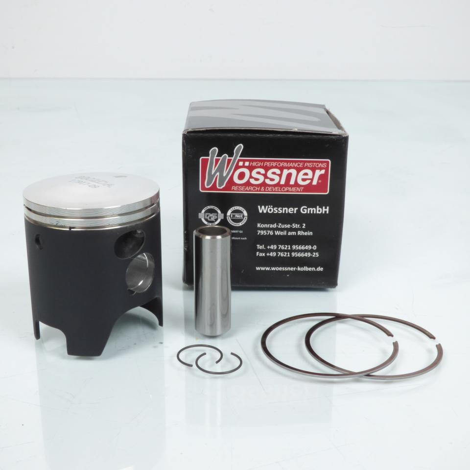 Kit piston moteur Wossner pour moto Yamaha 125 DTR 1988 à 2006 D:56.19mm +0.25mm Neuf