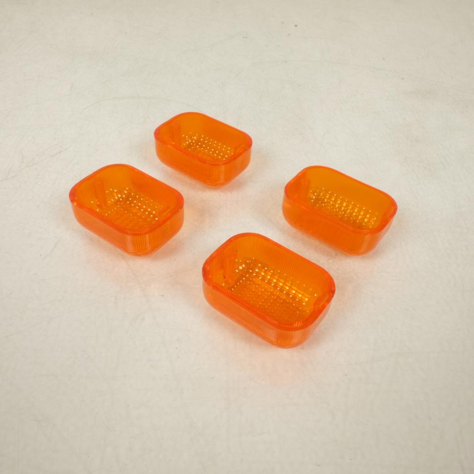 Kit Cabochon de clignotant AV AR orange Replay pour scooter Peugeot 50 Trekker