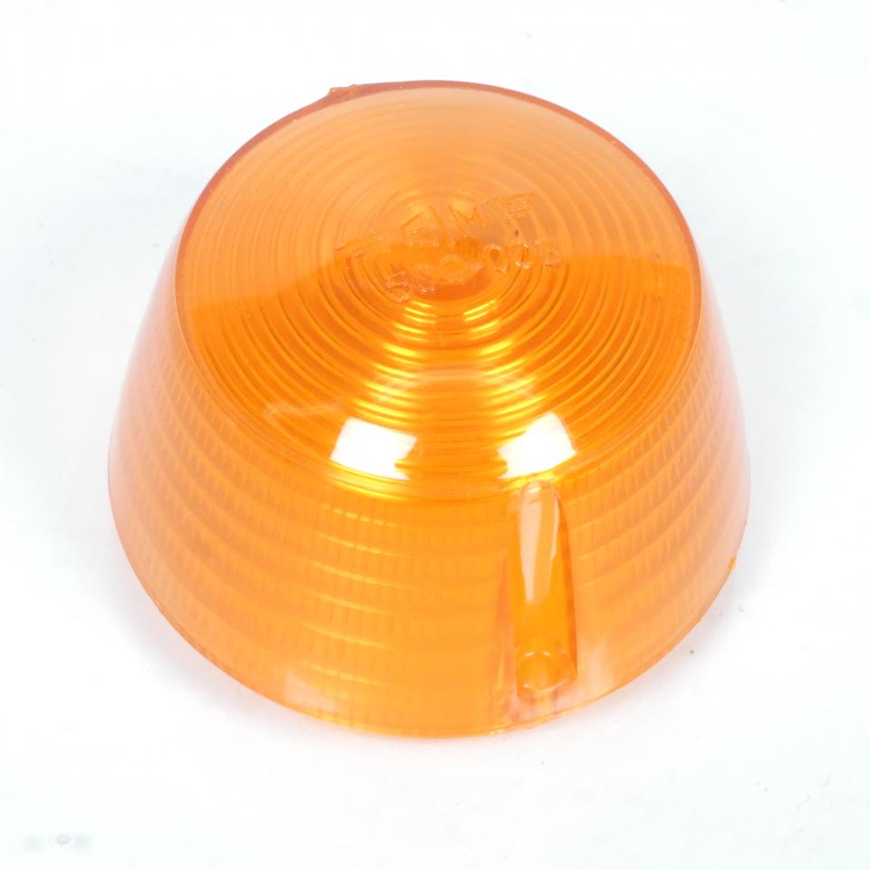 Cabochon de clignotant rond orange pour mobylette MBK 50 51 SIM 500-003 Neuf