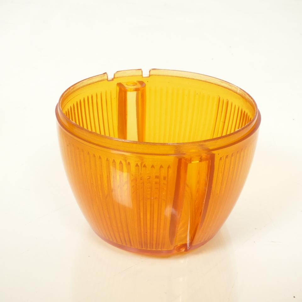 Paire de cabochon de clignotant orange rond pour mobylette MBK 51 Neuf cyclo