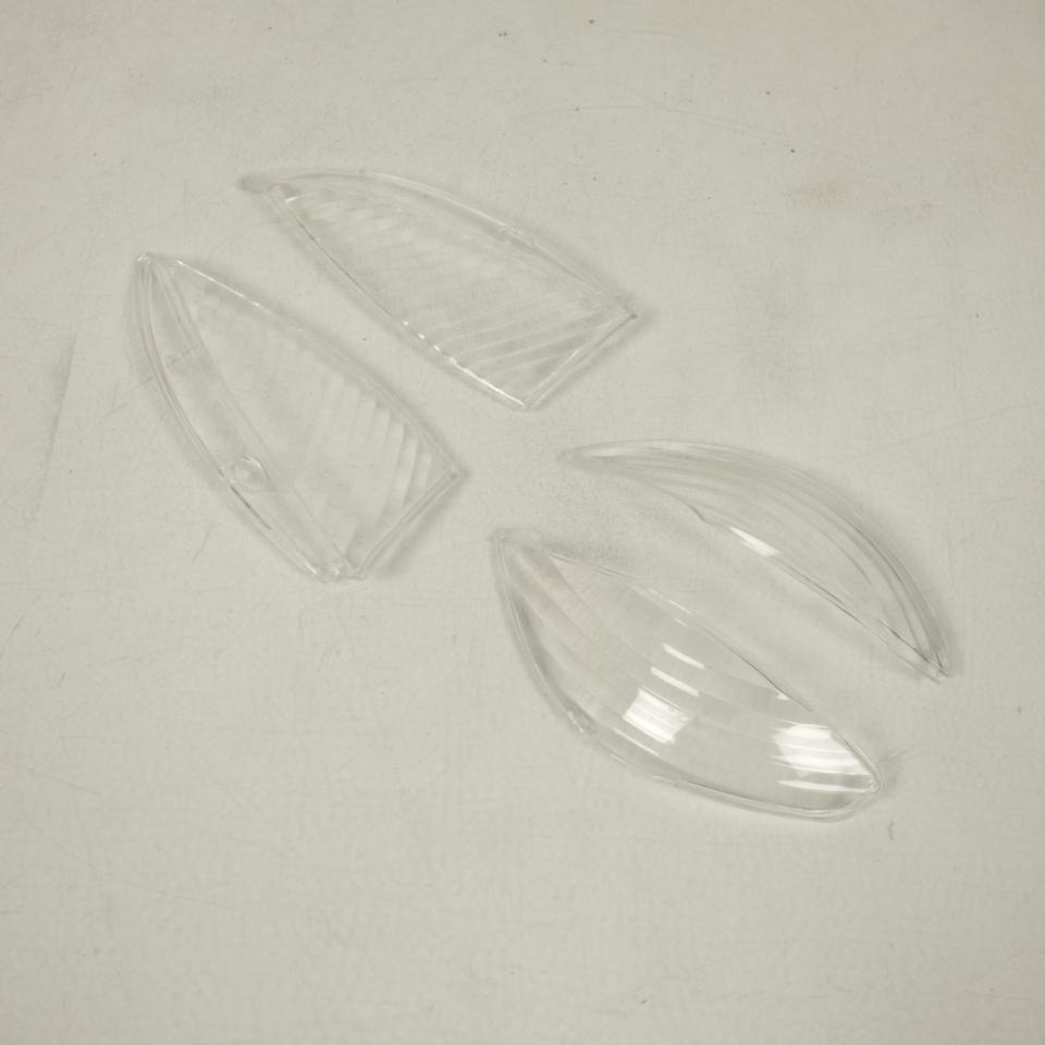 Kit de 4 cabochon de clignotant TNT pour scooter Peugeot 50 Vivacity transparent