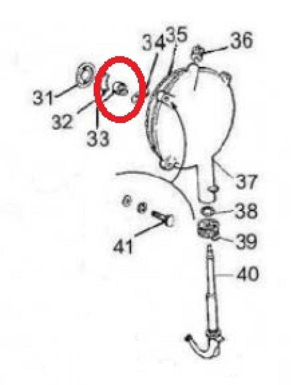 Pièce moteur diverse RMS pour Scooter Piaggio 125 Vespa Sprint 1965 à 1976 089858 Neuf