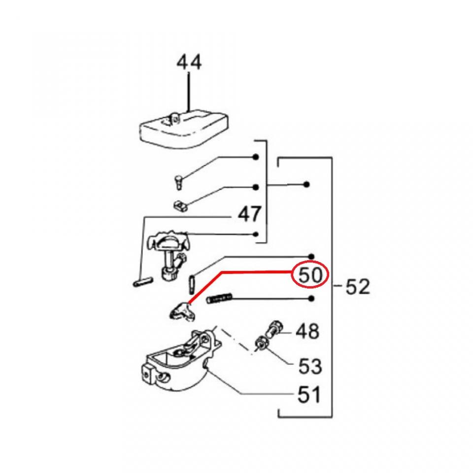 Sélecteur de vitesse RMS pour scooter Piaggio 150 Cosa 1988 à 1991 059408 Neuf