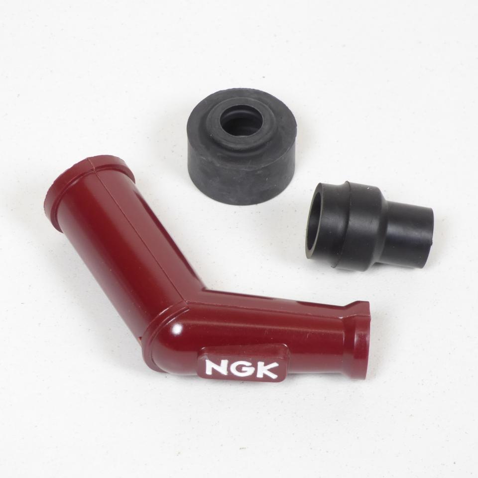 Capuchon de bougie NGK antiparasite VD05F-R 120° 5KOhms sans olive neuf pour moto 