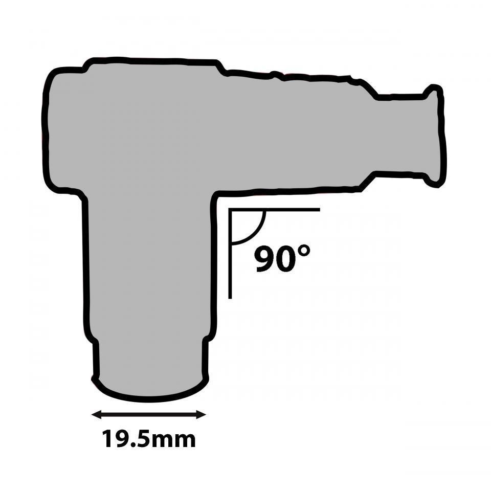 Antiparasite NGK pour Auto CR2 / LZ05FM sans olive 5 Kohm Neuf