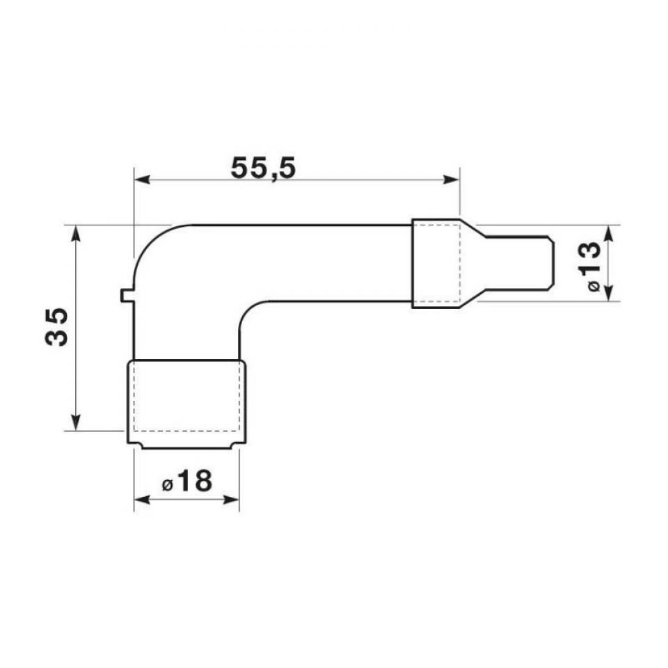 Antiparasite NGK pour scooter Piaggio Beverly 1D000275 / LB05EZB Neuf