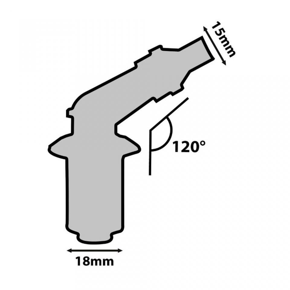 Antiparasite sans olive P2R pour scooter Aprilia 50 SR Neuf