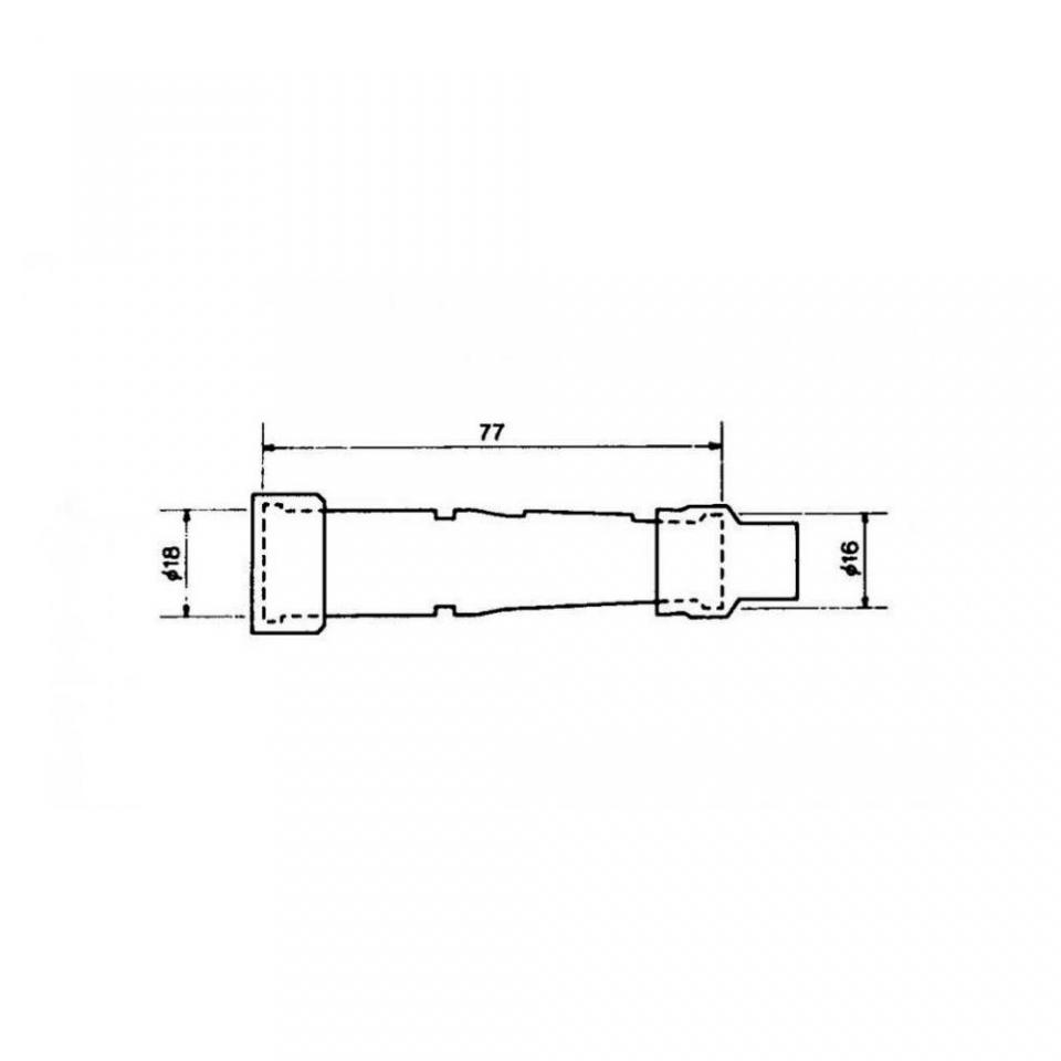 Antiparasite NGK SD10F sans olive 10 Kohm noir pour moto scooter quad Neuf