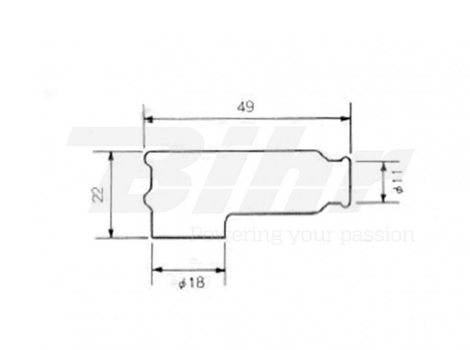 Antiparasite NGK pour Auto TRS1225-B / bleu Neuf