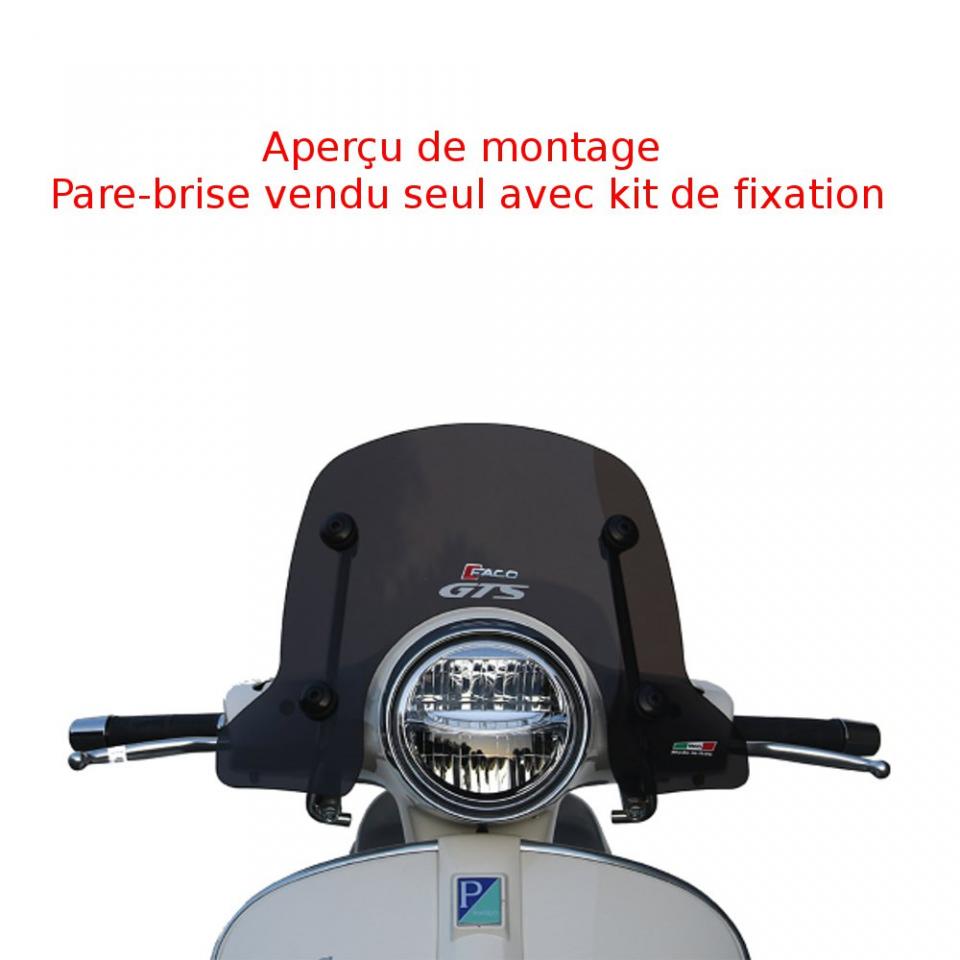 Pare brise Faco pour scooter Piaggio 200 Vespa granturismo 2003 à 2007 Neuf