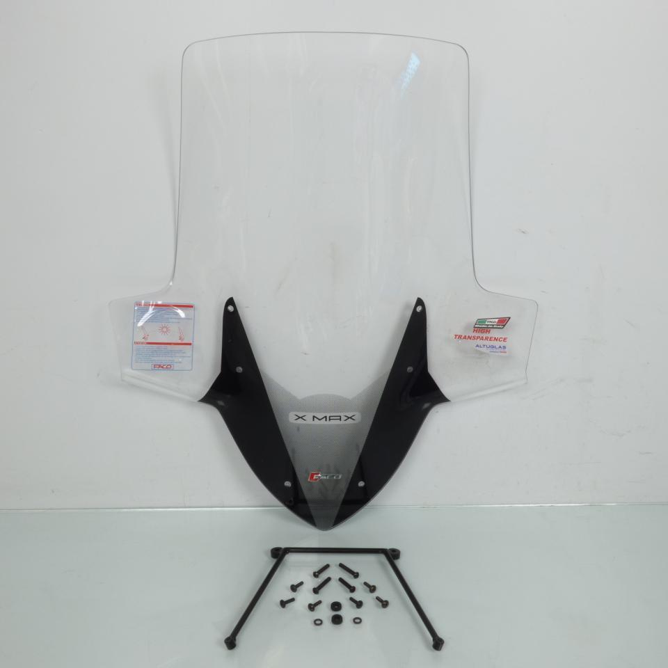 Pare brise transparent Faco pour scooter Yamaha 125 Xmax 2017 à 2020 23461 Neuf