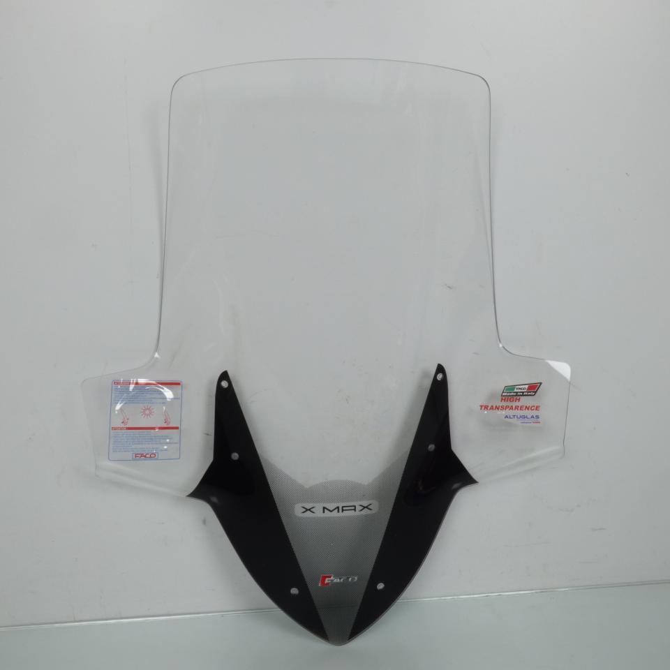 Pare brise transparent Faco pour scooter Yamaha 125 Xmax 2017 à 2020 23461 Neuf