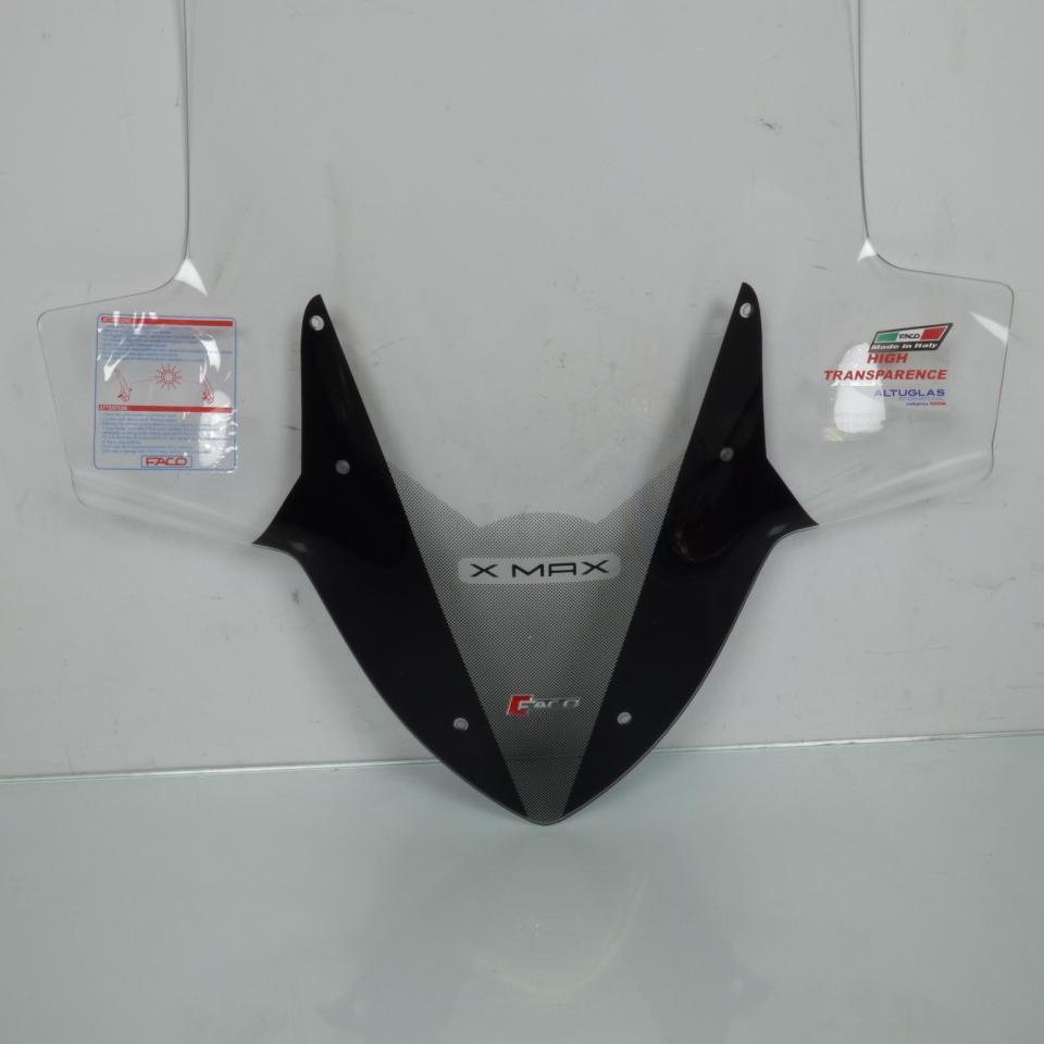 Pare brise transparent Faco pour scooter Yamaha 125 Xmax 2017 à 2020 23461 Neuf